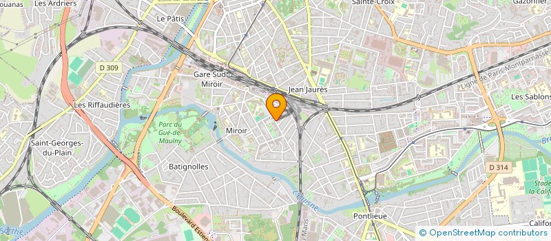 localisation de l'entreprise MADAME ADJOKO WILSON  LE MANS