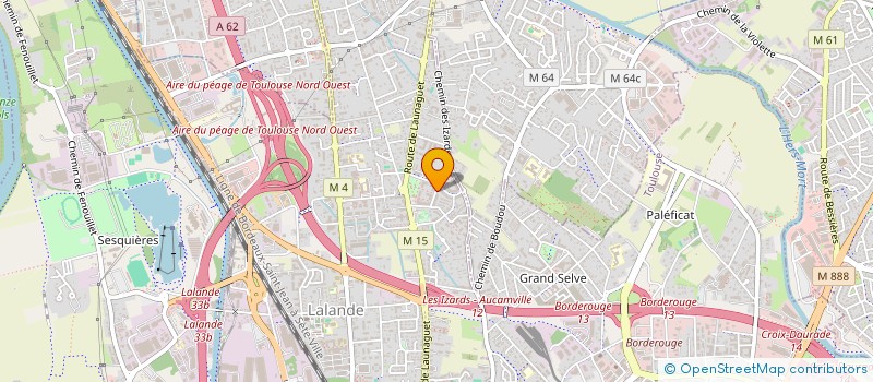 localisation de l'entreprise MADAME ADJOUA AUDREY AMANI  TOULOUSE