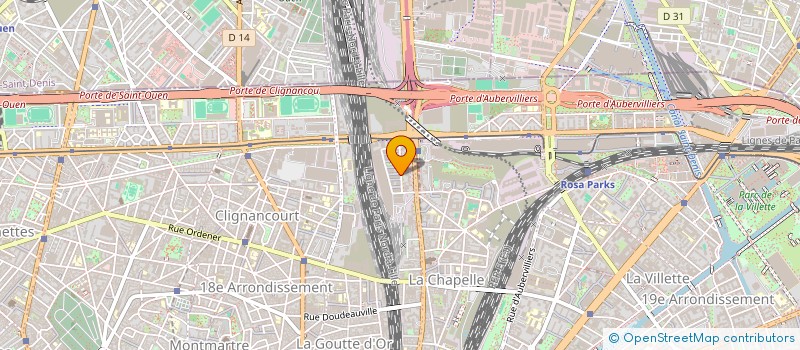 localisation de l'entreprise MADAME ADJOUA KAKULE  PARIS