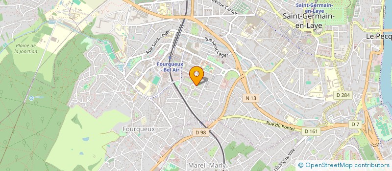 localisation de l'entreprise MADAME ADJOUA KOUADIO  SAINT-GERMAIN-EN-LAYE