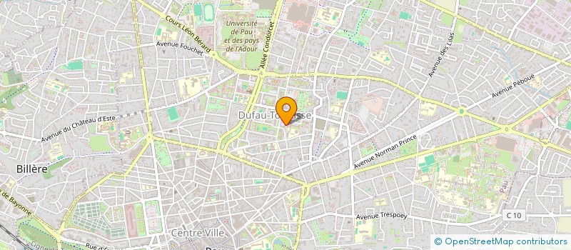 localisation de l'entreprise MADAME ADJOUA KOUAME à PAU