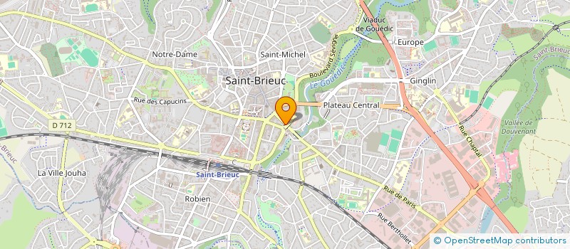 localisation de l'entreprise MADAME ADJOUA KOUAO à SAINT-BRIEUC