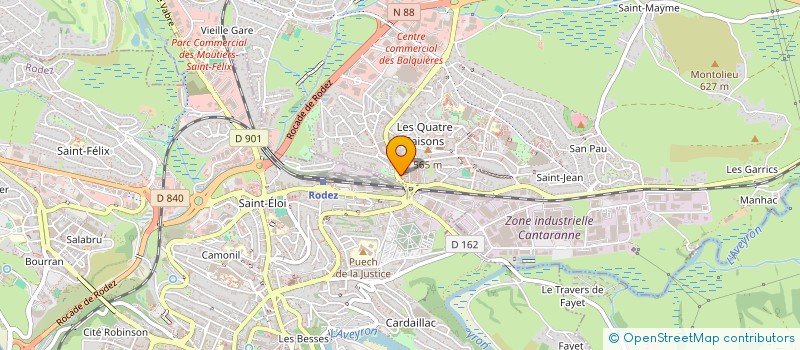 localisation de l'entreprise MADAME ADJOVI AZI à ONET-LE-CHATEAU