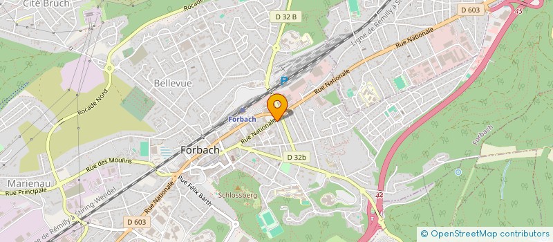 localisation de l'entreprise MADAME ADLI YOUSIF ASSI  FORBACH