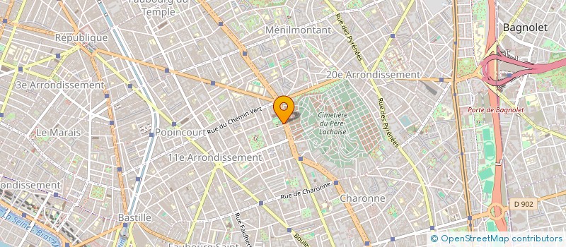 localisation de l'entreprise MADAME ADLINE FERRET  PARIS