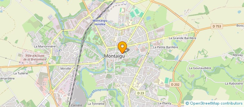 localisation de l'entreprise MADAME ADOLIE BRIAND à MONTAIGU-VENDEE