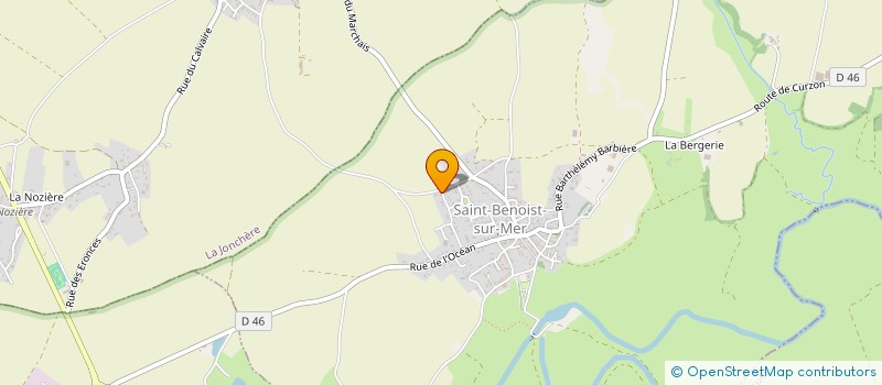 localisation de l'entreprise MADAME ADOLPHINE CHADEAU  SAINT-BENOIST-SUR-MER