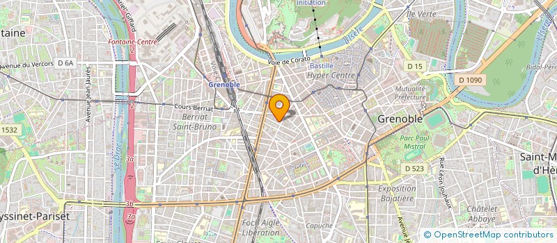 localisation de l'entreprise MADAME ADOLPHINE DA SILVA à GRENOBLE