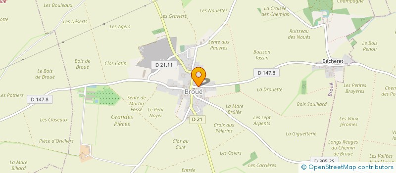 localisation de l'entreprise MADAME ADORA GOETZ à BROUE