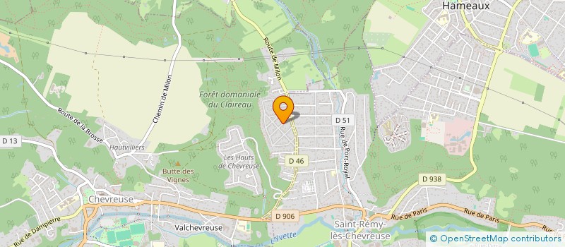 localisation de l'entreprise MADAME ADORACION RODRIGUEZ  CHEVREUSE