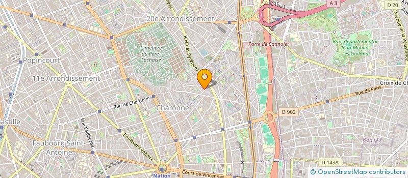 localisation de l'entreprise MADAME ADOSINDA PEREIRA RIBEIRO  PARIS