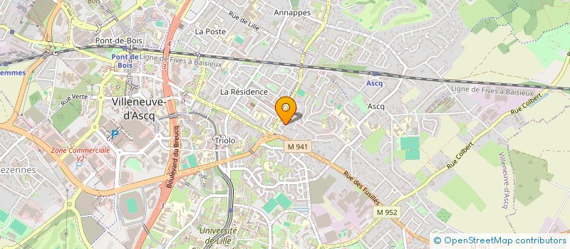 localisation de l'entreprise MADAME ADOUDE GRACIA M ADOTEY à VILLENEUVE-D'ASCQ