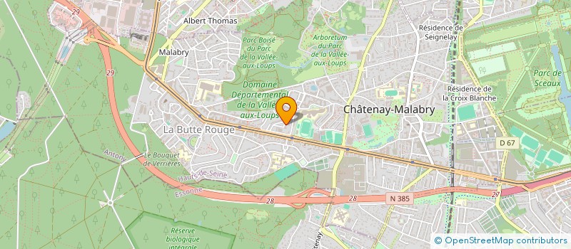 localisation de l'entreprise MADAME ADOUNI DJINADOU  CHATENAY-MALABRY