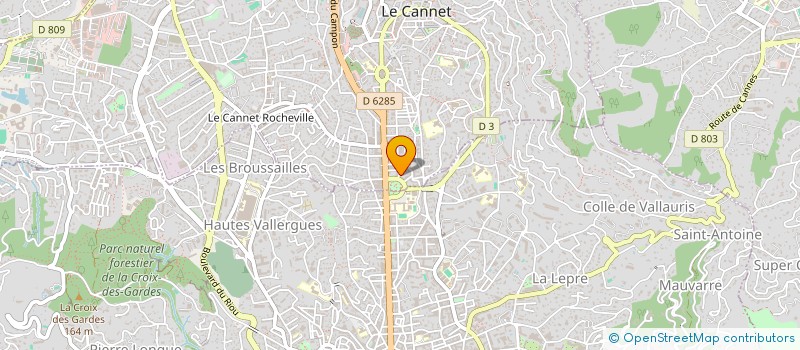 localisation de l'entreprise MADAME ADRIA PRATA ALVES à LE CANNET