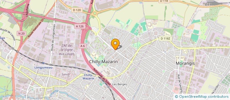 localisation de l'entreprise MADAME ADRIANA ADRIANA  CHILLY-MAZARIN