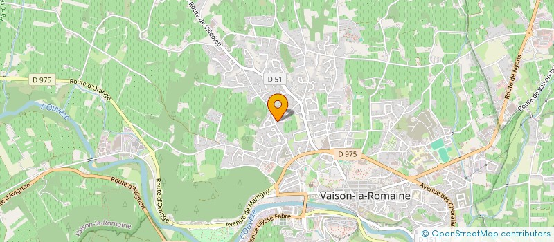 localisation de l'entreprise MADAME ADRIANA ALESSI  VAISON-LA-ROMAINE