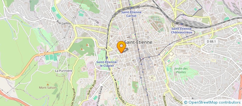 localisation de l'entreprise MADAME ADRIANA-ALINA KOVACI  SAINT-ETIENNE