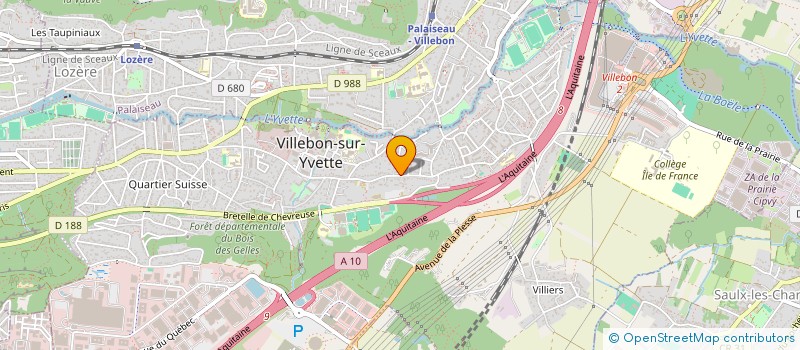 localisation de l'entreprise MADAME ADRIANA ANDREEVA à VILLEBON-SUR-YVETTE