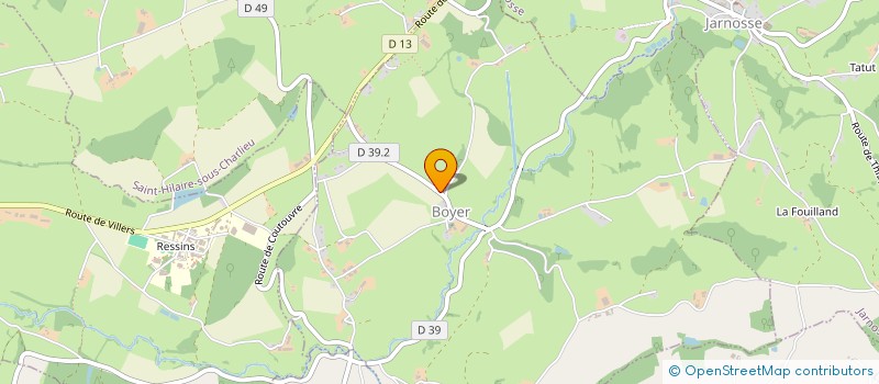 localisation de l'entreprise MADAME ADRIANA BROSSELARD à BOYER