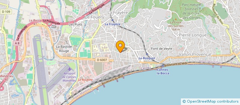localisation de l'entreprise MADAME ADRIANA BULANCEA à CANNES