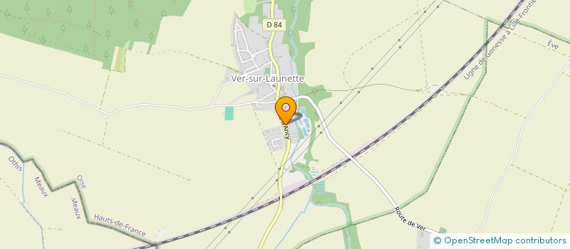 localisation de l'entreprise MADAME ADRIANA CHUQUIPIONDO GALAN  VER-SUR-LAUNETTE