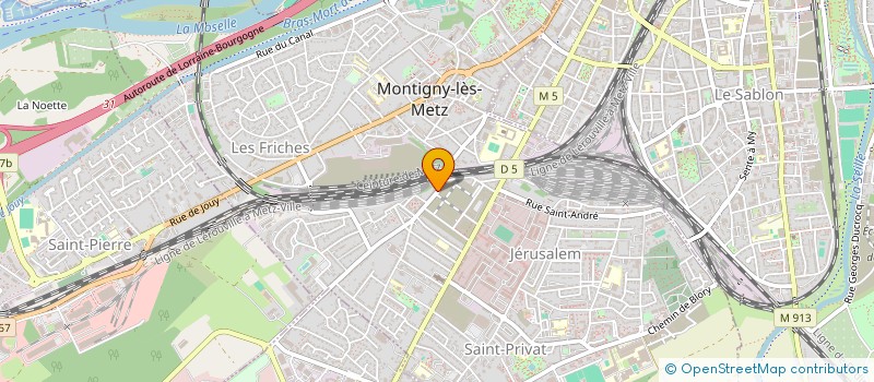 localisation de l'entreprise MADAME ADRIANA CIGNI  MONTIGNY-LES-METZ