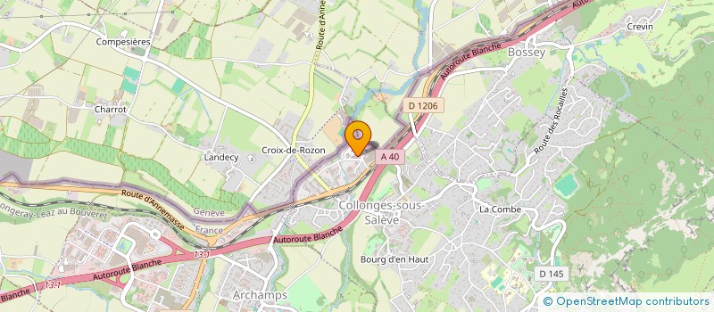 localisation de l'entreprise MADAME ADRIANA CONSTANTIN  COLLONGES-SOUS-SALEVE