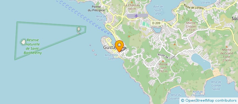 localisation de l'entreprise MADAME ADRIANA DA SILVA SEABRA à SAINT BARTHELEMY
