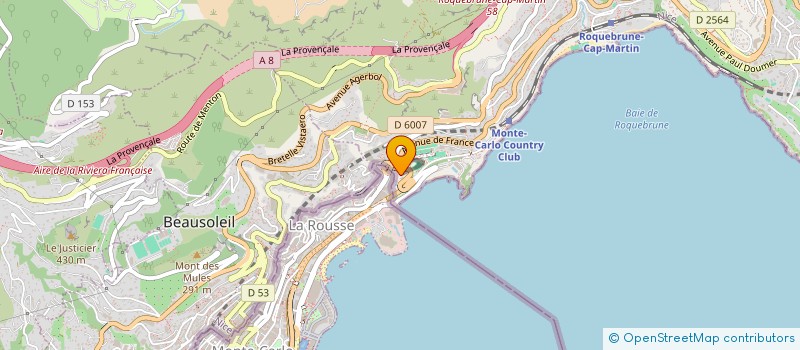 localisation de l'entreprise MADAME ADRIANA DEZZANI à ROQUEBRUNE-CAP-MARTIN