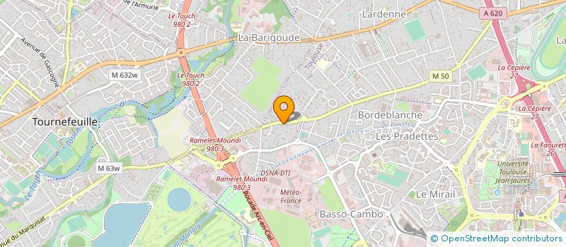localisation de l'entreprise MADAME ADRIANA FONTANA  TOULOUSE
