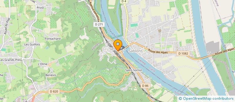 localisation de l'entreprise MADAME ADRIANA GALEA DIACONU  SERRIERES