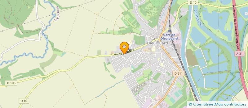 localisation de l'entreprise MADAME ADRIANA GAZZIERO  DIEULOUARD