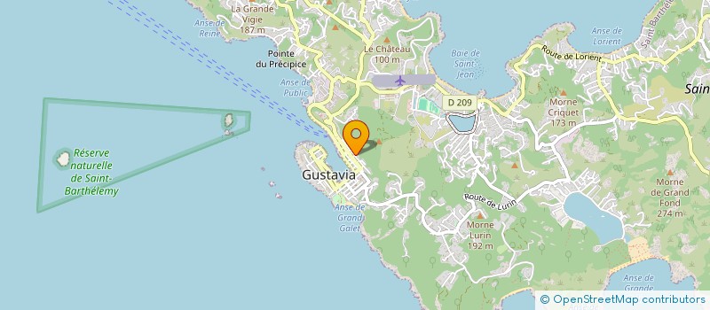 localisation de l'entreprise MADAME ADRIANA GIERTLOVA à SAINT BARTHELEMY