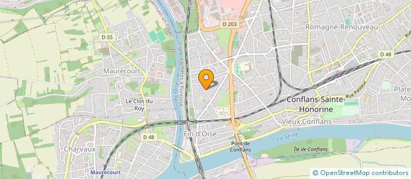 localisation de l'entreprise MADAME ADRIANA HARPLUK  CONFLANS-SAINTE-HONORINE