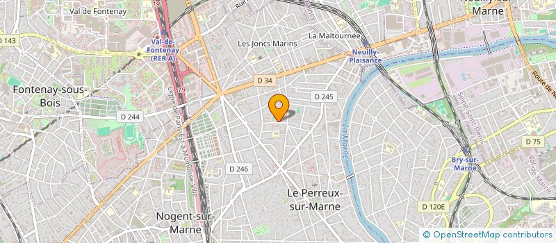 localisation de l'entreprise MADAME ADRIANA INTRONA à LE PERREUX-SUR-MARNE