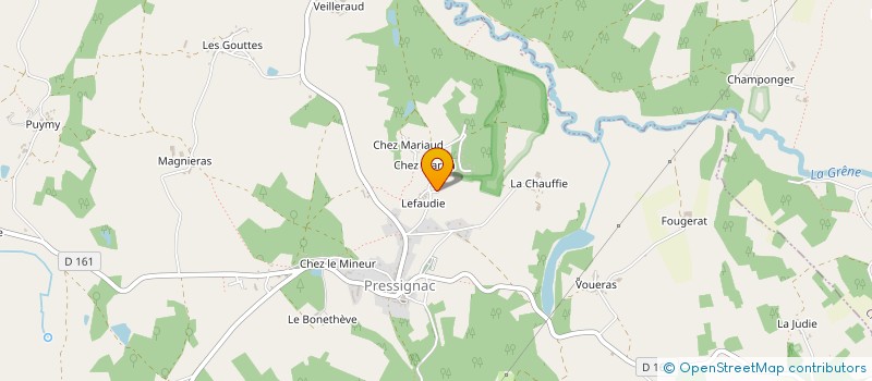 localisation de l'entreprise MADAME ADRIANA KRISPIJN à PRESSIGNAC