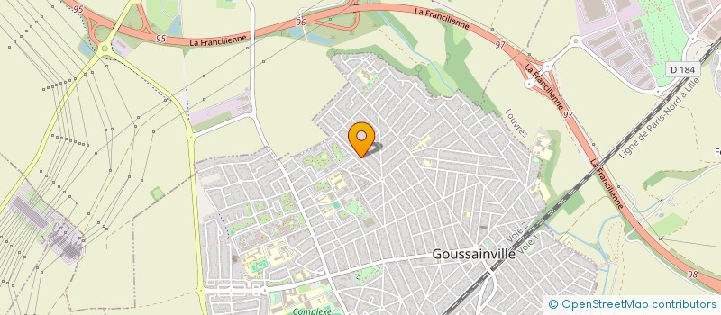 localisation de l'entreprise MADAME ADRIANA-LILIANA CIOFLAN  GOUSSAINVILLE