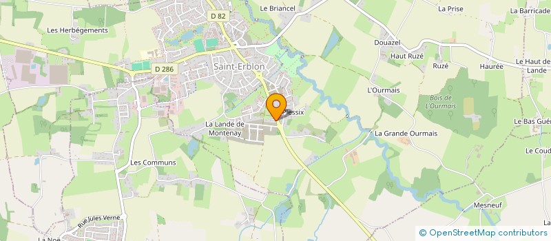 localisation de l'entreprise MADAME ADRIANA MARTINEZ  SAINT-ERBLON