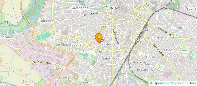 localisation de l'entreprise MADAME ADRIANA MULOT à NIORT