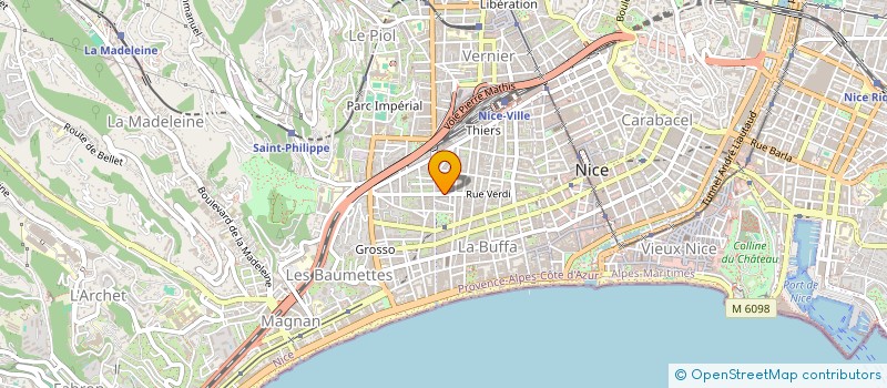 localisation de l'entreprise MADAME ADRIANA PERES à NICE