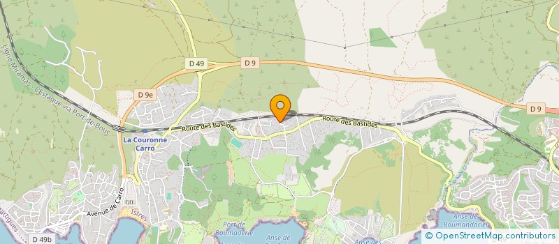 localisation de l'entreprise MADAME ADRIANA PETITO  MARTIGUES