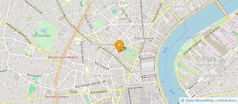 localisation de l'entreprise MADAME ADRIANA PEYRUSE  BORDEAUX