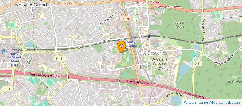 localisation de l'entreprise MADAME ADRIANA QUIATOL  NOISY-LE-GRAND