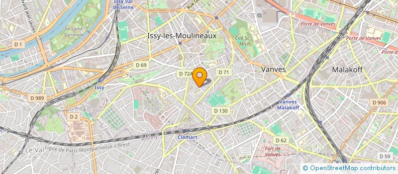 localisation de l'entreprise MADAME ADRIANA REGALADO NUNEZ à ISSY-LES-MOULINEAUX