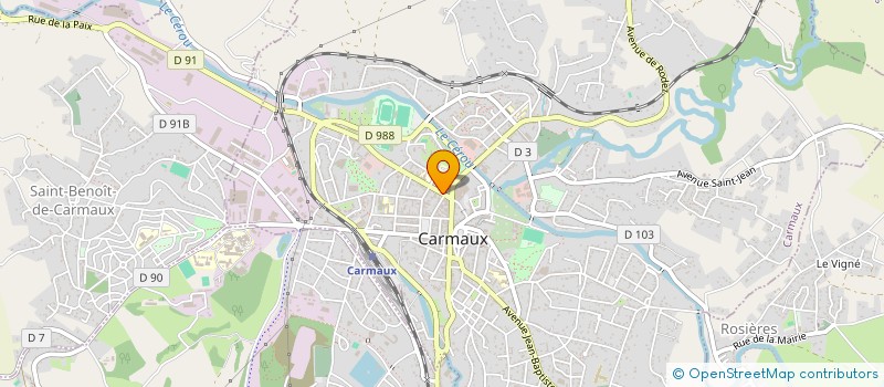 localisation de l'entreprise MADAME ADRIANA SAMOUILLAN  CARMAUX