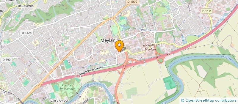 localisation de l'entreprise MADAME ADRIANA STAFA  MEYLAN
