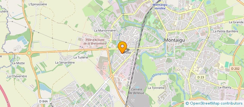 localisation de l'entreprise MADAME ADRIANA TABARES à MONTAIGU-VENDEE