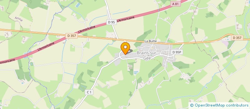 localisation de l'entreprise MADAME ADRIANA-VALY DUJ  BRAINS-SUR-GEE