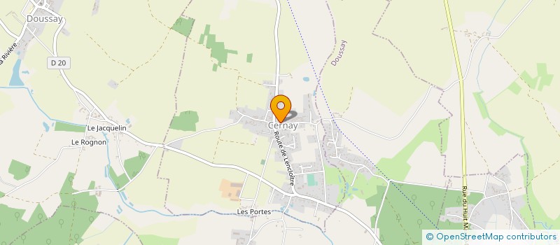 localisation de l'entreprise MADAME ADRIANA VENDE  CERNAY