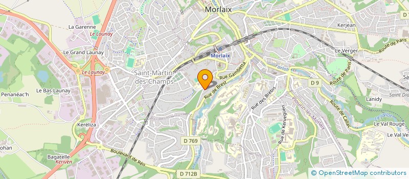 localisation de l'entreprise MADAME ADRIANE LAGATHU  MORLAIX